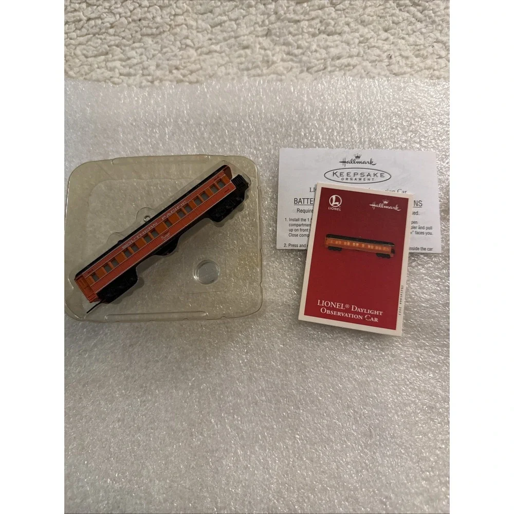 Hallmark Keepsake Lionel Daylight Observation Car Ornament 2003 Pre Owned